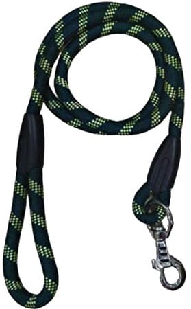 Pawcloud Dog Rope Leash 6 Ft Extra Large Green - 72 Inch For Large & Giant Dogs