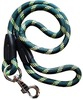 Pawcloud Dog Rope Leash 6 Ft Extra Large Green - 72 Inch For Large & Giant Dogs
