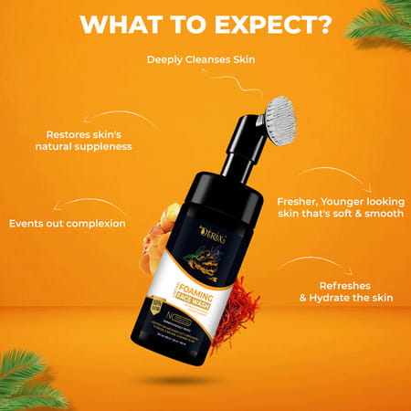 Otrix Ubtan Foaming Face Wash With Built-In Brush