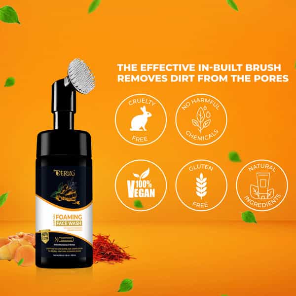 Otrix Ubtan Foaming Face Wash With Built-In Brush
