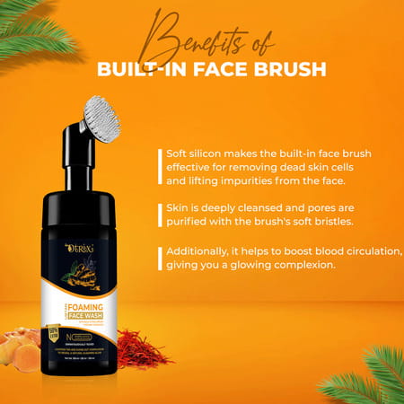Otrix Ubtan Foaming Face Wash With Built-In Brush