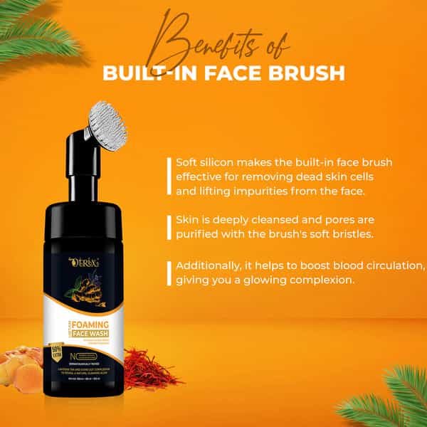 Otrix Ubtan Foaming Face Wash With Built-In Brush