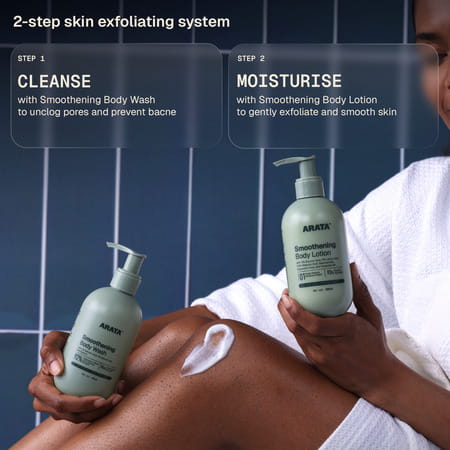 Arata Smoothening Body Lotion | Reduces Bumps & Keratosis | Glycolic & Salicylic | 250 Ml