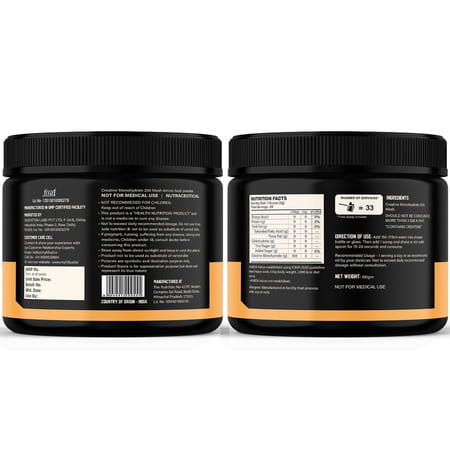 Myfitfuel Creatine Monohydrate 200 Mesh (.22 Lbs) 100 Gm Unflavored