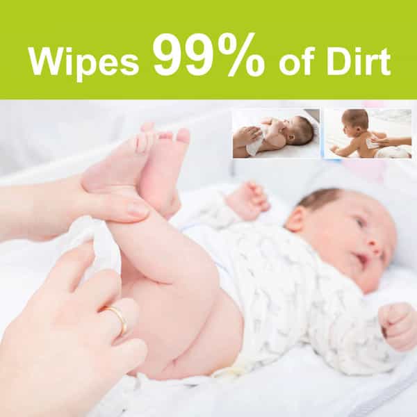 Beebaby Fresh Aloe Vera Baby Wet Wipes With Plastic Lid - 1 Pack Of 80 Pieces