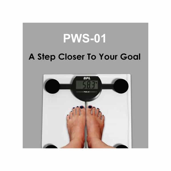 Bpl Personal Weighing Scale: Pws-01 Transparent - 1Pc