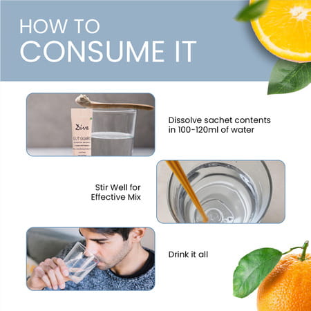 Dive Gut Guard Immunity Boost | Probiotics | Digestion & Immunity System In Men & Women 15 Days Pack