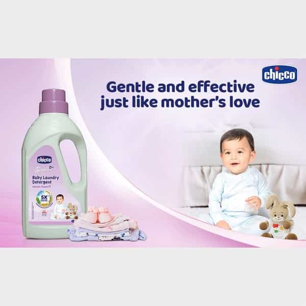 Chicco Baby Delicate Flowers Laundry Detergent Bottle Of 1000Ml