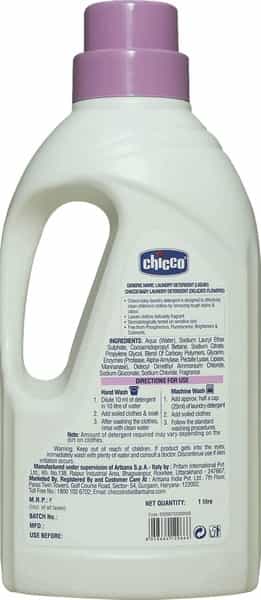 Chicco Baby Delicate Flowers Laundry Detergent Bottle Of 1000Ml
