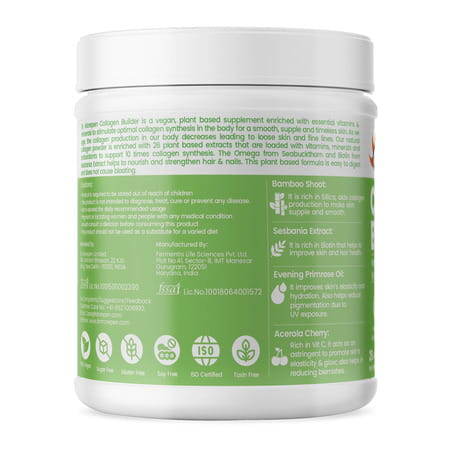 Dr. Morepen Natural Collagen Builder | Orange Berry Flavour - 250 G