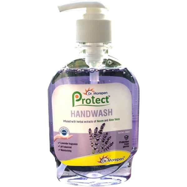 Dr. Morepen Protect Handwash Liquid With Lavender Fragrance - 250Ml