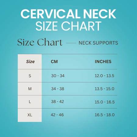 Stergic Cervical Collar | Soft Foam Neck Support Brace Strain & Cervical Spondylosis Xl Size 1 No'S