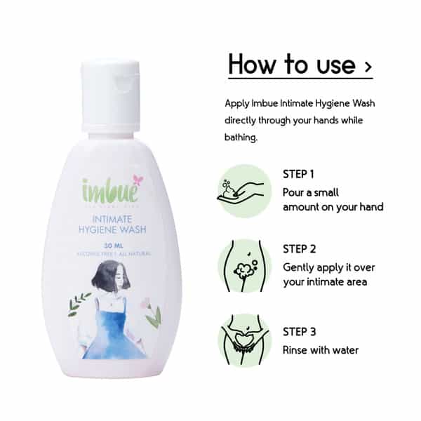Imbue Intimate Hygiene Wash Liquid For Women (30 Ml) (Pack Of 3)