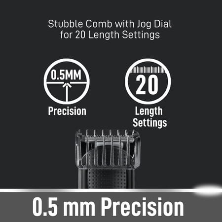 Syska Ht4500k Runtime: 60 Min Trimmer For Men (Black)