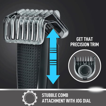 Syska Ht4500k Runtime: 60 Min Trimmer For Men (Black)