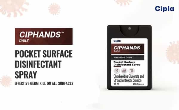 Cipla Ciphands Pocket Spray - 18Ml