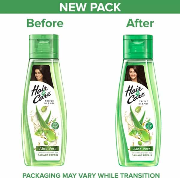 Hair & Care Damage Repair Non-Sticky Hair Oil With Aloe Vera Olive Oil & Green Tea - 500 Ml