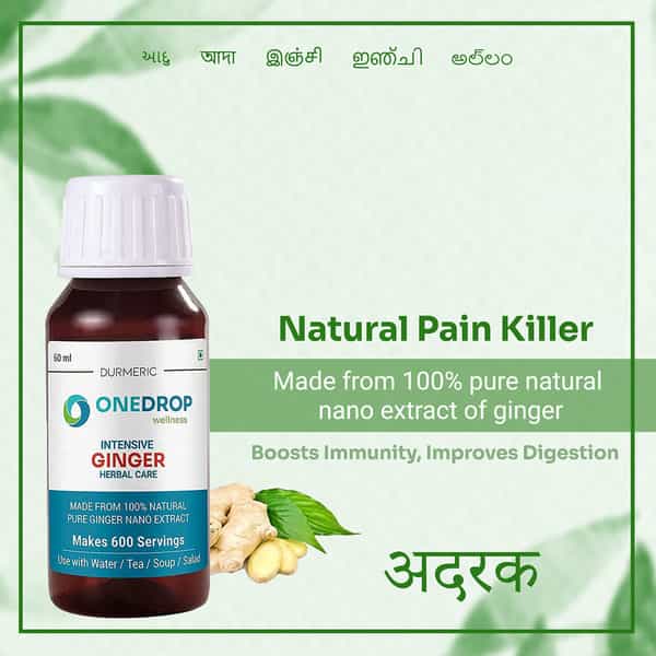 Durmeric Onedrop Intensive Ginger Herbal Drops - 60 Ml
