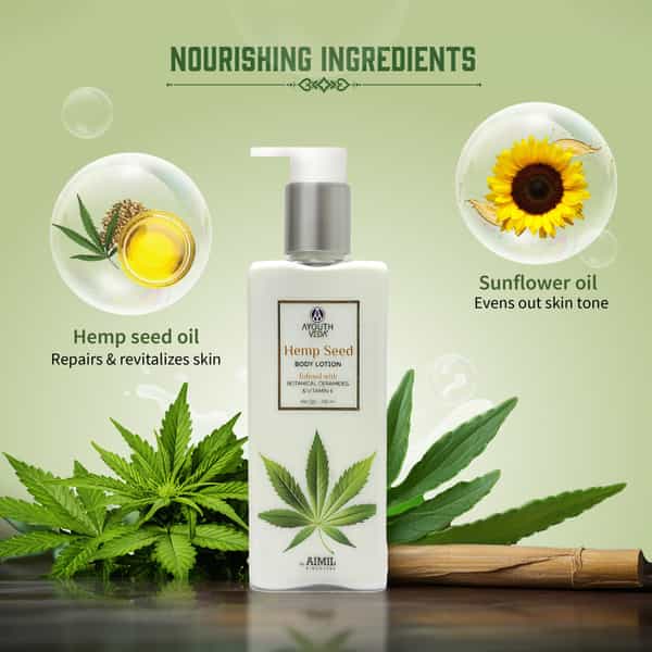 Ayouthveda Hemp Seed Body Lotion - 250Ml