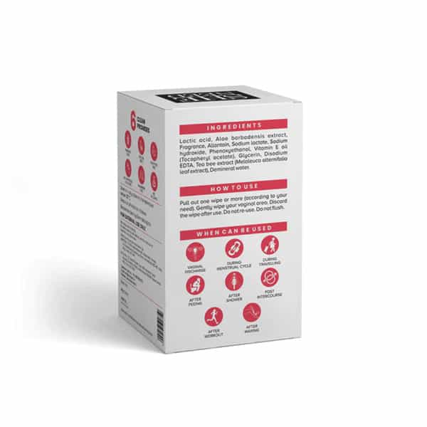 She Need Feminine Intimate Box Of 25 Wipes