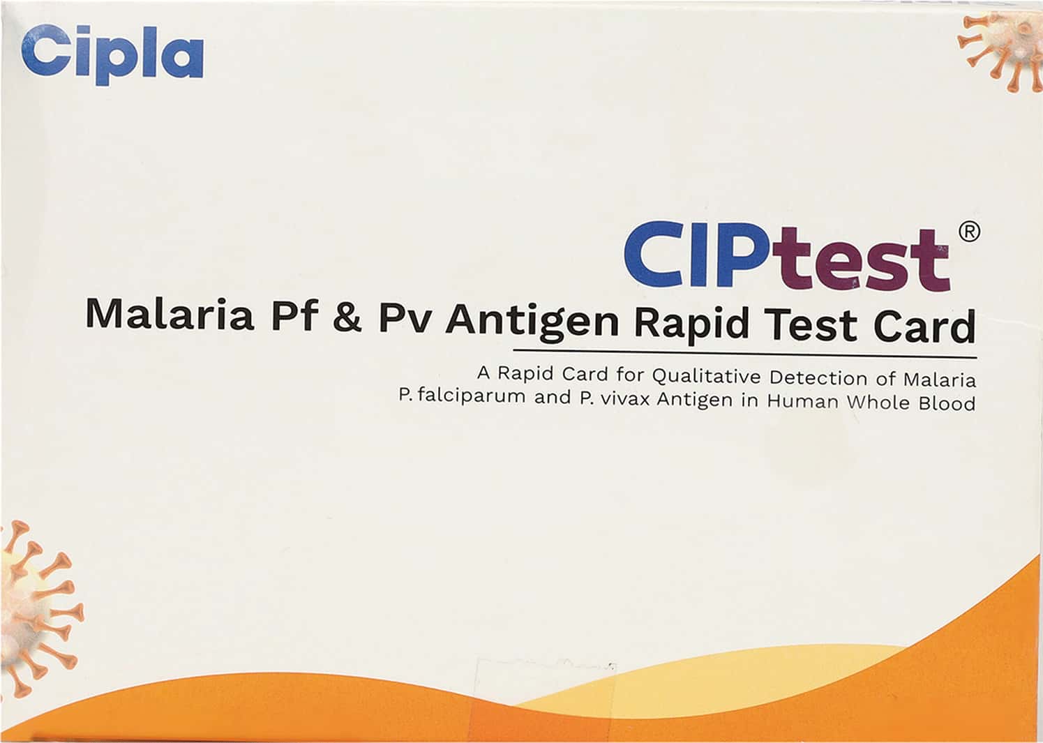 Ciptest Malaria Pf & Pv Antigen Rapid Test Card Pack Of 25 Kit