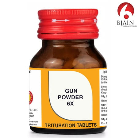 Bjain Gun Powder Trituration Tablet 6X | 25Gm