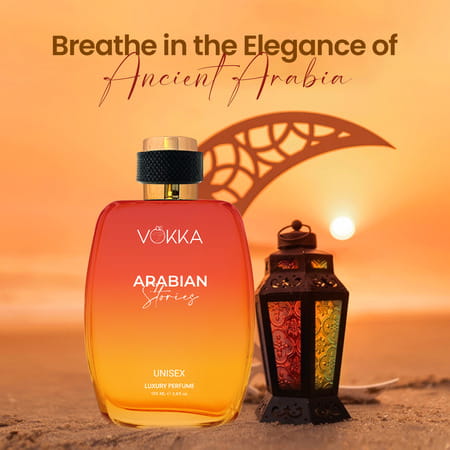 Vokka Arabian Stories 100ml | Luxury Long Lasting Perfume For Men & Women | Edp Fragrance For Gift