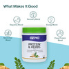 Oziva Protein & Herbs For Men Cafe Mocha 500g | For Muscle Building Clean