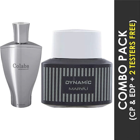 Ajmal Colaba Mukhallat Cp Alcohol-free Attar 14ml For Unisex And Maryaj Dynamic Edp 100ml For Men