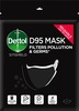 Dettol D95 Mask Anti Virus Reusable & Washable (Black Small)