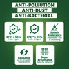 Dettol D95 Mask Anti Virus Reusable & Washable (Black Small)