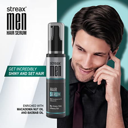 Streax Men Hair Serum 100 Ml Pack(4) (400 Ml)