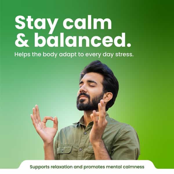 Green Milk Ashwagandha Capsules | Stress Relief | Strength & Stamina Support | 30 Capsules