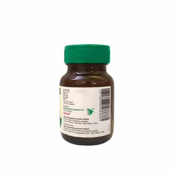 Green Milk Ashwagandha Capsules | Stress Relief | Strength & Stamina Support | 30 Capsules