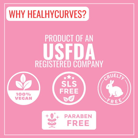 Healthbest Healthy Curves Weight Syrup For Women & Girls - 200ml - Pineapple Flavor