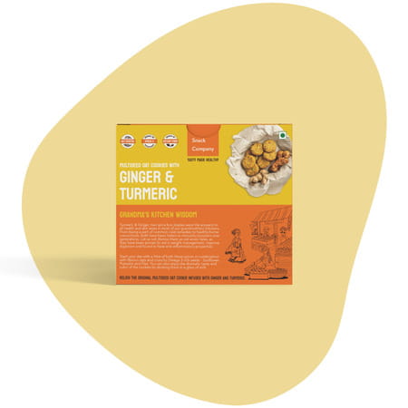 The Snack Company Ginger Turmeric Cookies - 210gm