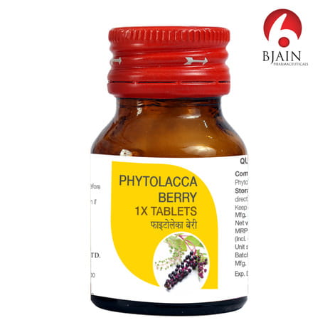 Bjain Phytolacca Berry 1x Tablets - 25gm