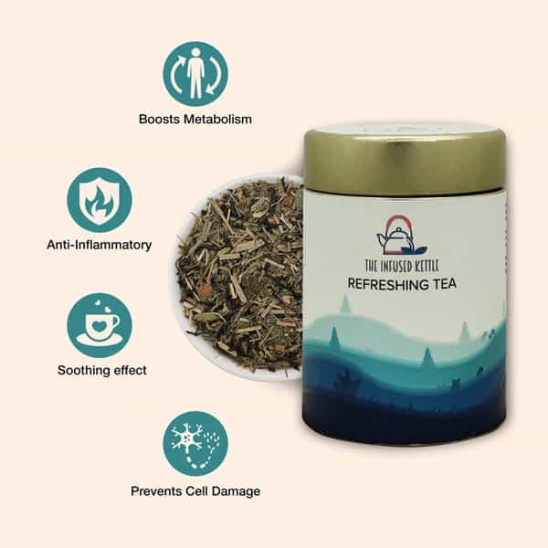 The Infused Kettle Refreshing Green Tea (50 Gms)