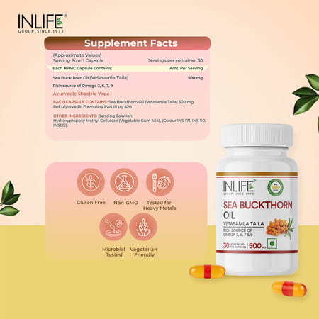 Inlife Sea Buckthorn Oil Capsule 30