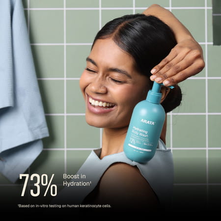 Arata Hydrating Body Wash | Aquaxyl| Hydrates Skin | Non - Stripping | 250 Ml