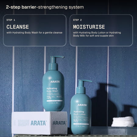 Arata Hydrating Body Wash | Aquaxyl| Hydrates Skin | Non - Stripping | 250 Ml