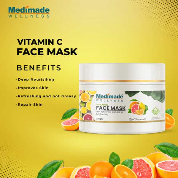 Medimade Vitamin C Face Mask - 250 Gm X 2 ( Pack Of 2 )