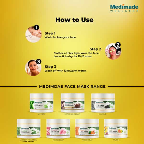 Medimade Vitamin C Face Mask - 250 Gm X 2 ( Pack Of 2 )