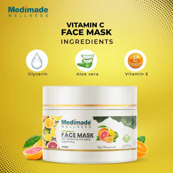 Medimade Vitamin C Face Mask - 250 Gm X 2 ( Pack Of 2 )