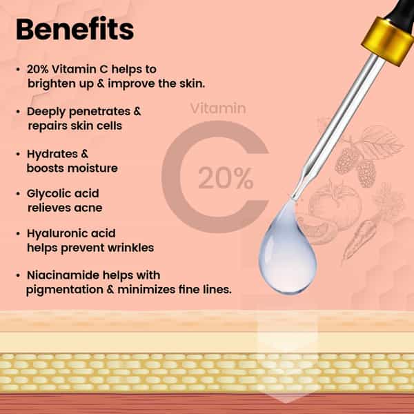 Tnw The Natural Wash Vitamin C Face Serum For Glowing Youthful & Improved Skin - 30 Ml