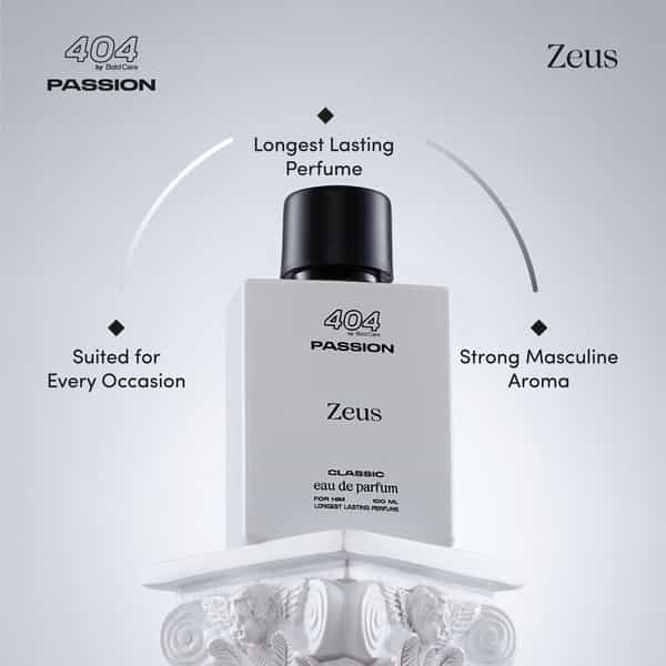 Bold Care Zeus Classic Longest Lasting Perfume For Men With 18% Edp | Timeless Elegance - 100 Ml