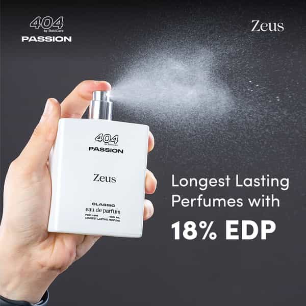 Bold Care Zeus Classic Longest Lasting Perfume For Men With 18% Edp | Timeless Elegance - 100 Ml