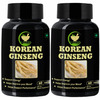 Fij Ayurveda Korean Ginseng Root Extract | Strength, Stamina & Energy - 500Mg 60 Capsules, Pack Of 2