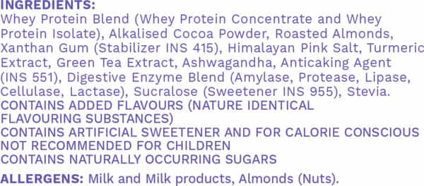 Foodstrong Daily Whey Protein Almond Chocolate - 1 Tube (16 Sachets- 544G)