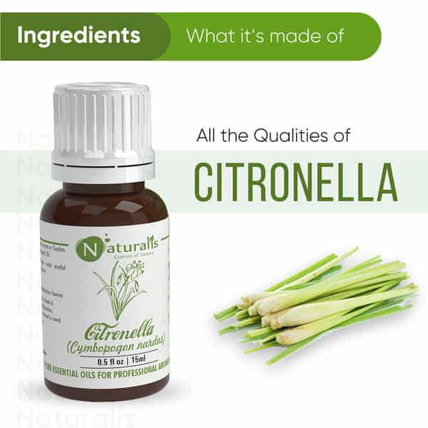 Naturalis Citronella Essential Oil 15 Ml